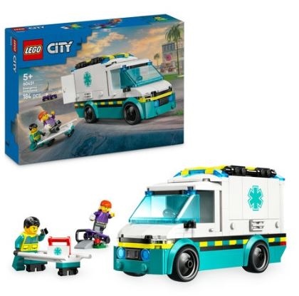 LEGO CITY AMBULANZA DI EMERGENZA  60451