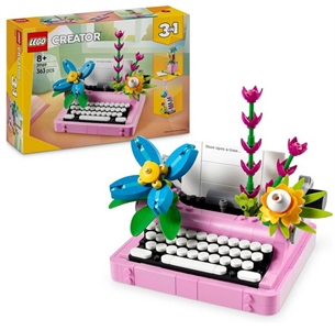 LEGO CREATOR 3 IN 1 MACCHINA DA SCRIVERE CON FIORI 31169