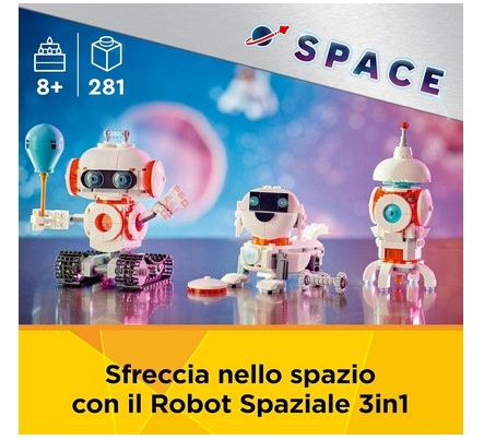 LEGO CREATOR 3 IN 1 ROBOT SPAZIALE 31164