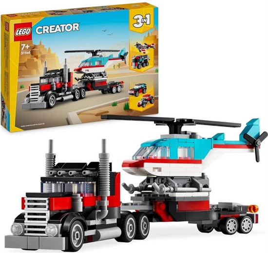 LEGO CREATOR 3IN1 AUTOCARRO CON ELICOTTERO 31146