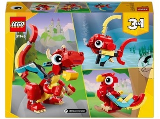 LEGO CREATOR 3 IN 1 DRAGO ROSSO 31145