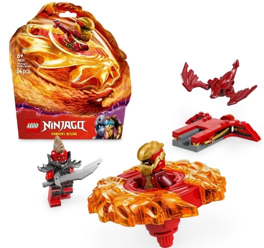 LEGO NINJAGO SPINNER DEL DRAGO SPINJITZU DI KAI 71823