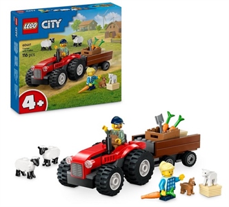 LEGO CITY TRATTORE AGRICOLO CON RIMORCHIO E PECORE 60461