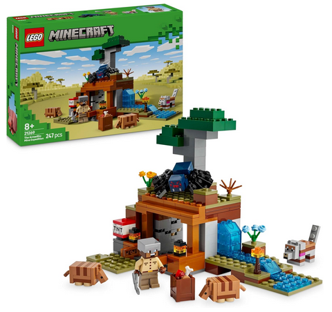 LEGO MINECRAFT SPEDIZIONE NELLA MINIERA DELL'ARMADILLO  21269