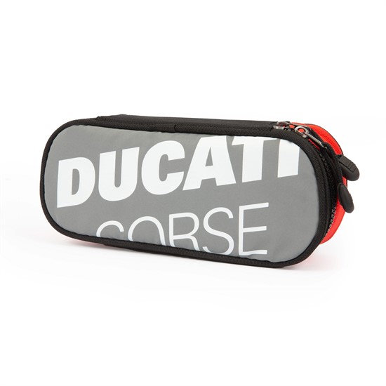 BUSTINA OVALE 1 ZIP DUCATI 21,6X6X9,8  DU903000